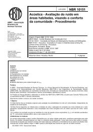 NBR 10151 Acústica - Avaliação do ruído em áreas ... - Semace