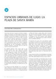 espacios urbanos de lugo: la plaza de santa maría - Museo ...