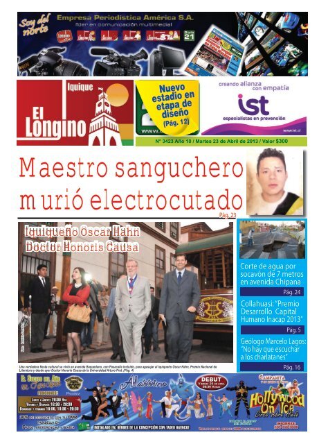 Longino de Iquique en PDF - Diario 21