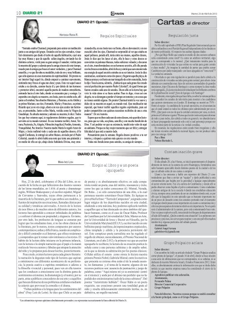 Descargar Longino de Iquique en PDF - Diario 21