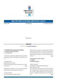 boletín oficial do parlamento de galicia sumario