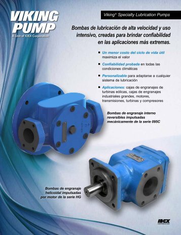 Bombas de lubricación de alta velocidad y uso ... - Viking Pump