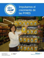Impulsamos el crecimiento de las PYMES - Walmart México