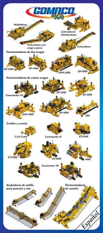 Descargue la línea completa española pdf del folleto - GOMACO ...