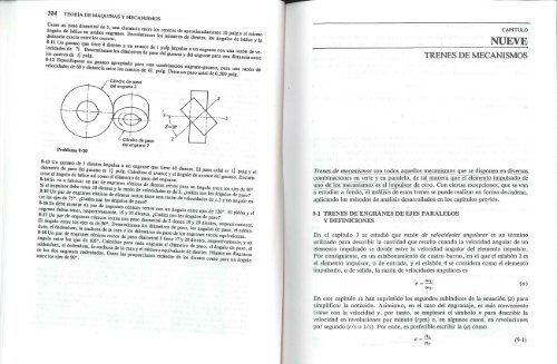 324 TEORÍA DE MÁQUINAS Y MECANISMOS