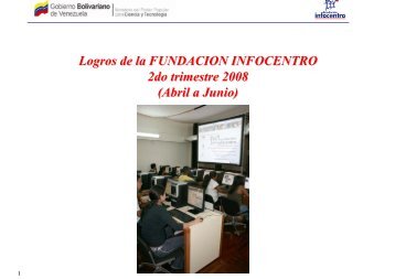 Fecha inicio - Fundación Infocentro