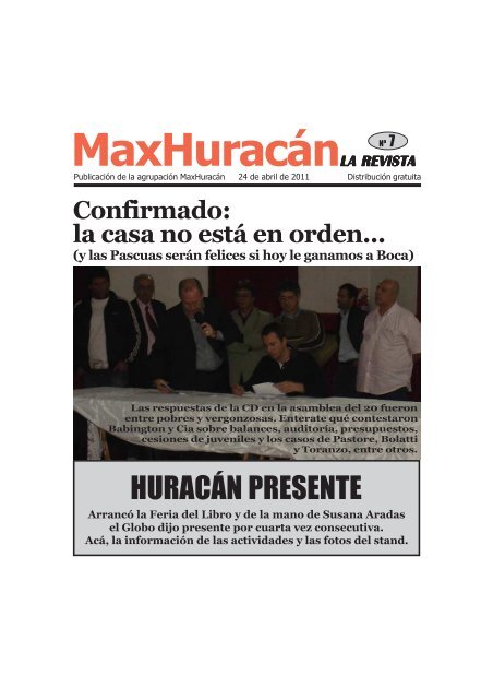 Revista 07 - MaxHuracán