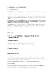 Ley Jurisdiccion Contencioso Administrativo - HonduCompras