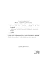 Comunicación que presenta Prof. Dr. Rafael Jiménez de Parga y ...