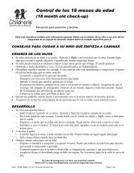 Consejos para el cuidado de niños de 18 meses