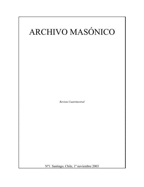 archivo masónico nº1 - Manuel Romo