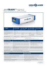 picoTRAIN™ High-Power - High Q Laser