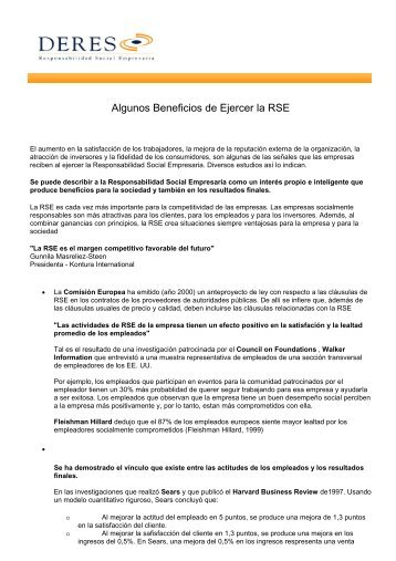 Algunos Beneficios De Ejercer La Rse.pdf - Deres
