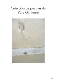 Selección de poemas de Pere Gimferrer - zurgai