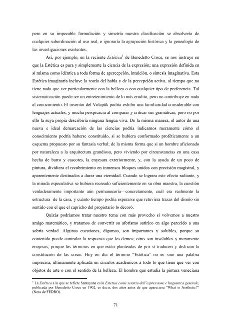 Qué es la estética?, George Santayana, trad