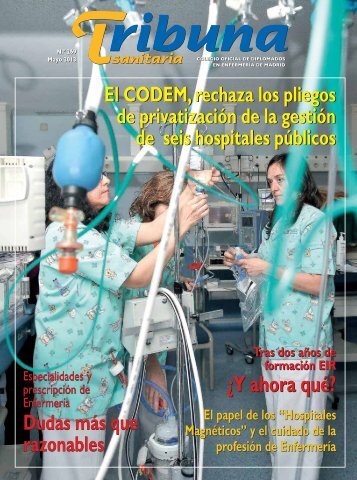 Tribuna Sanitaria nº 269 en formato P.D.F. - CODEM