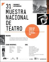 31 MUESTRA NACIONAL DE TEATRO