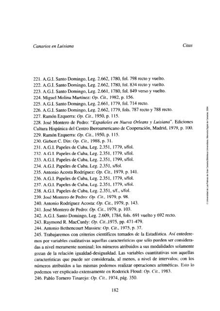 Emigración por reclutamientos. Canarios en Luisiana - Acceda ...