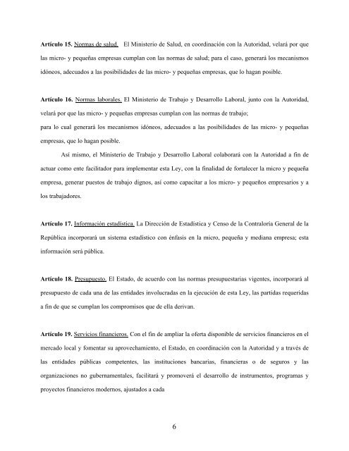 LEY No - Asociación de Contadores Públicos Autorizados de Panamá