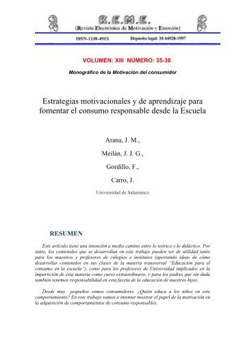 Estrategias motivacionales y de aprendizaje para fomentar - Revista ...