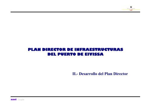 PLAN DIRECTOR DE INFRAESTRUCTURAS ... - Ports de Balears