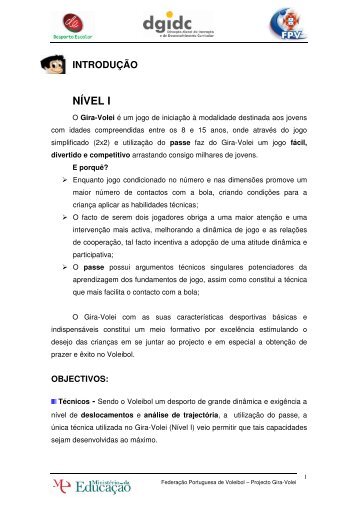 Projecto Gira-Volei - Dren.pdf - A lfarr á bio - Cooperativa Cultural