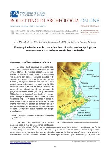 Puertos y fondeaderos en la costa valenciana: dinámica costera ...