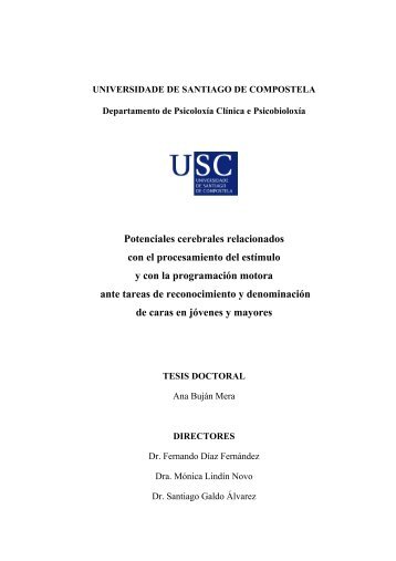 Potenciales cerebrales relacionados con el procesamiento del ...