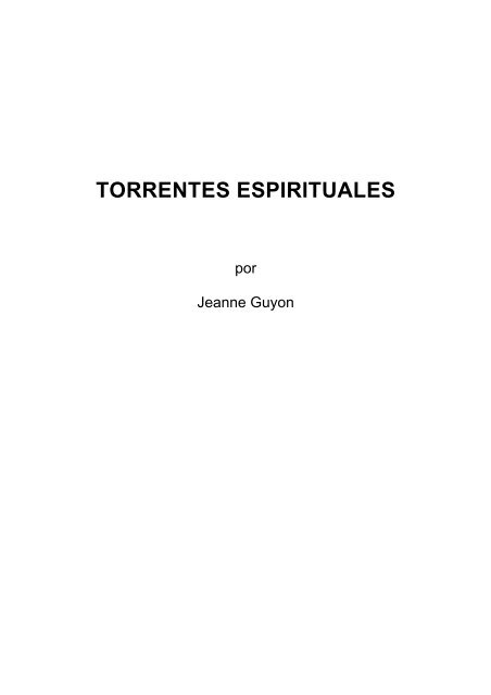 Torrentes Espirituales.pdf - Tesoros Cristianos