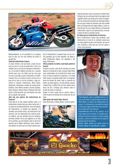 ¿Sabías que... - Club de Motos Clásicas y Antiguas de Gran Canaria