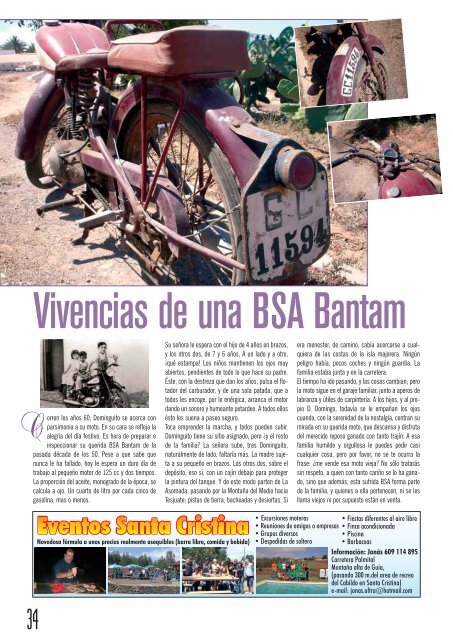 ¿Sabías que... - Club de Motos Clásicas y Antiguas de Gran Canaria