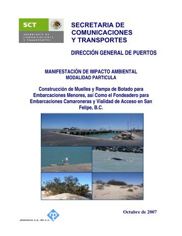 Proyecto de Construcción de Muelles y Rampa de ... - sinat - Semarnat