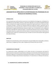 lineamientos de operación de los responsables del programa en los ...