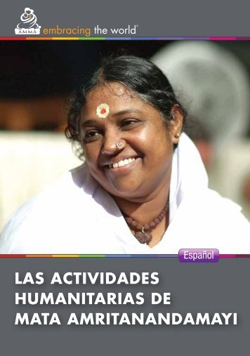 las actividades humanitarias de mata amritanandamayi - Amma