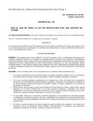 DECRETO No. 376 POR EL QUE SE CREA LA ... - Protección Civil