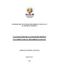 Informe - Evalua DF - Gobierno del Distrito Federal