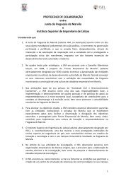 protocolo de colaboração - Junta de Freguesia de Marvila