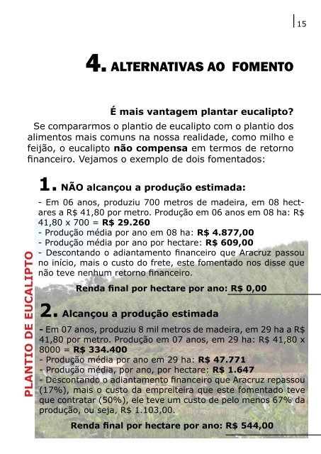 FOMENTO FLORESTAL: