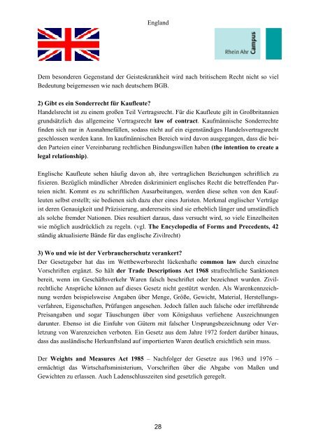 Wirtschaftsrecht in Europa - RheinAhrCampus