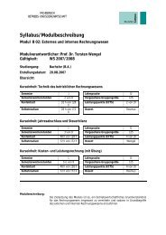 Externes und internes Rechnungswesen - RheinAhrCampus