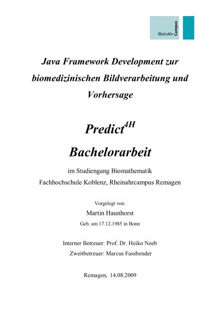 Java Framework Development zur ... - RheinAhrCampus