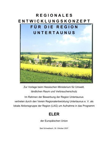 Regionales Entwicklungskonzept für die Region Untertaunus als pdf