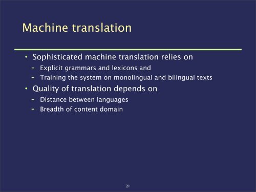 Computational Linguistics and Mayan Languages - Indiana University