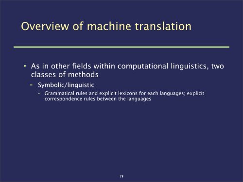 Computational Linguistics and Mayan Languages - Indiana University