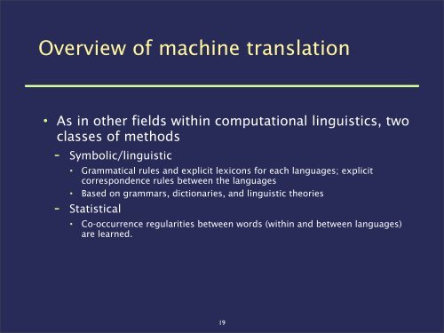 Computational Linguistics and Mayan Languages - Indiana University