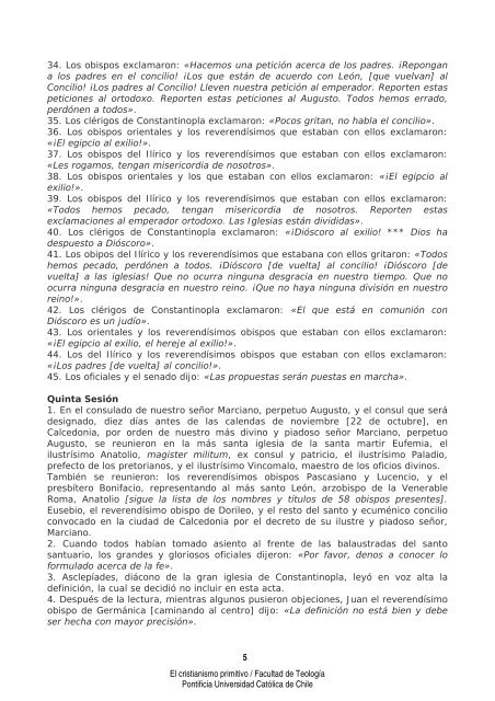 Actas del Concilio de Calcedonia - Curso - Pontificia Universidad ...