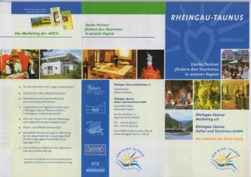 Wir über uns - Rheingau-Taunus-Info