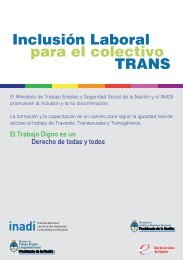 (pdf) Cuadernillo de Inclusión Laboral para el Colectivo Trans - Inadi