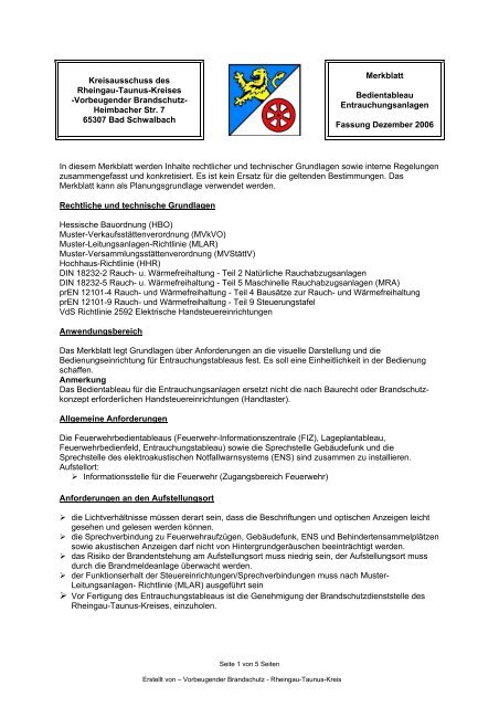 03180 Merkblatt Bedientableau Entrauchungsanlagen - Rheingau ...