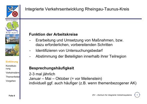 Herzlichen Willkommen zur Integrierten Verkehrsentwicklung im ...